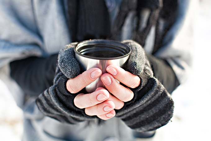 Dry hands and brittle nails in winter