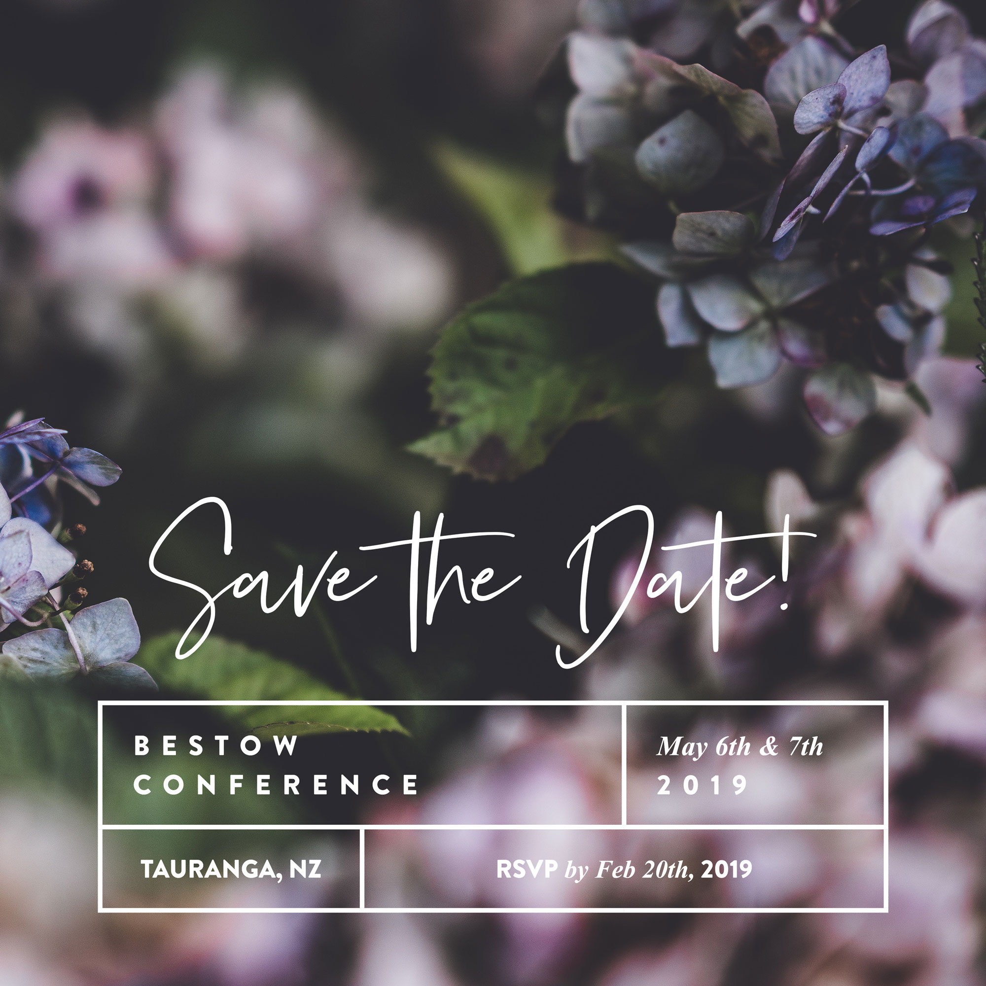 SAVE THE DATE! Bestow Conference 2019